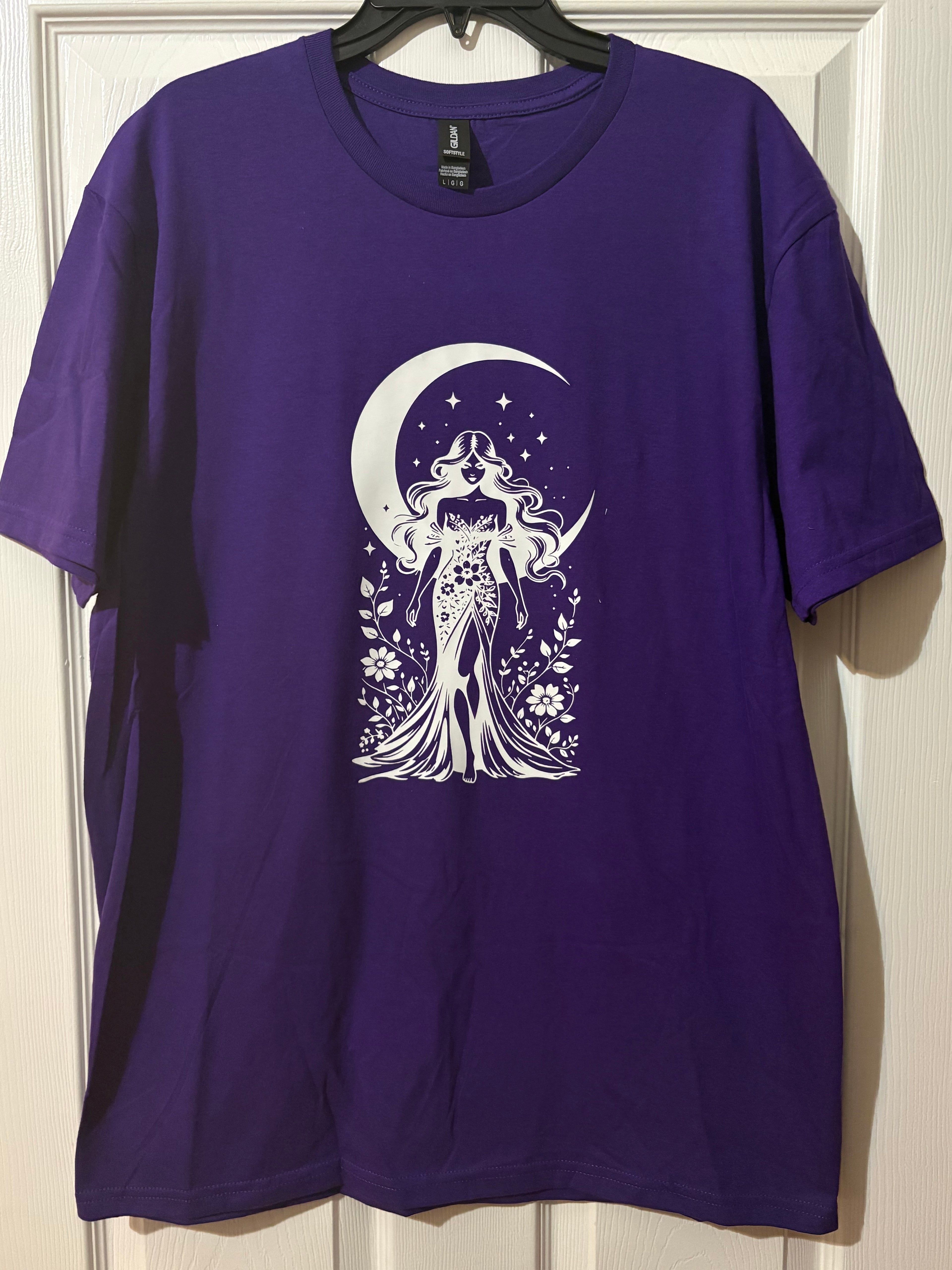Night flower short sleeve tee