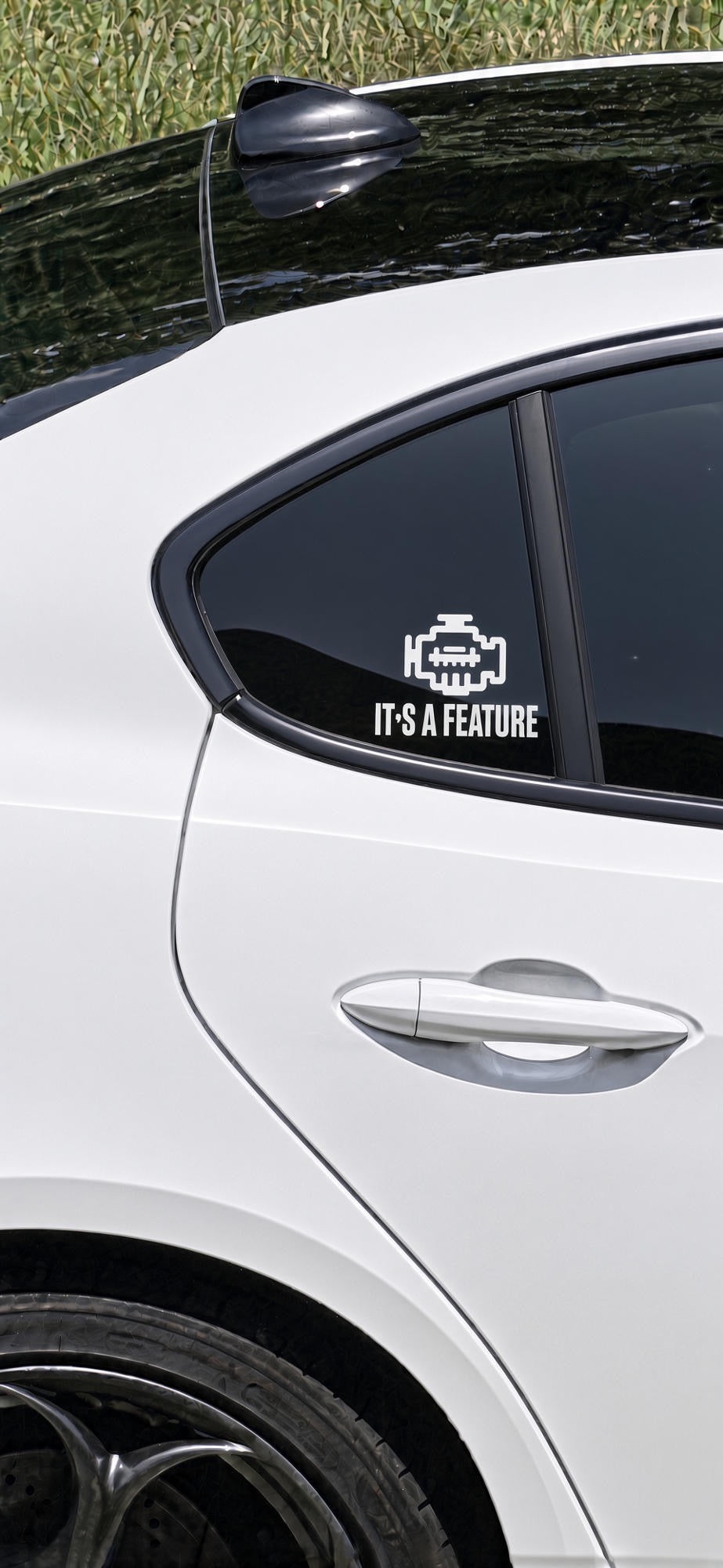 Auto themed vinyl decals 6pk