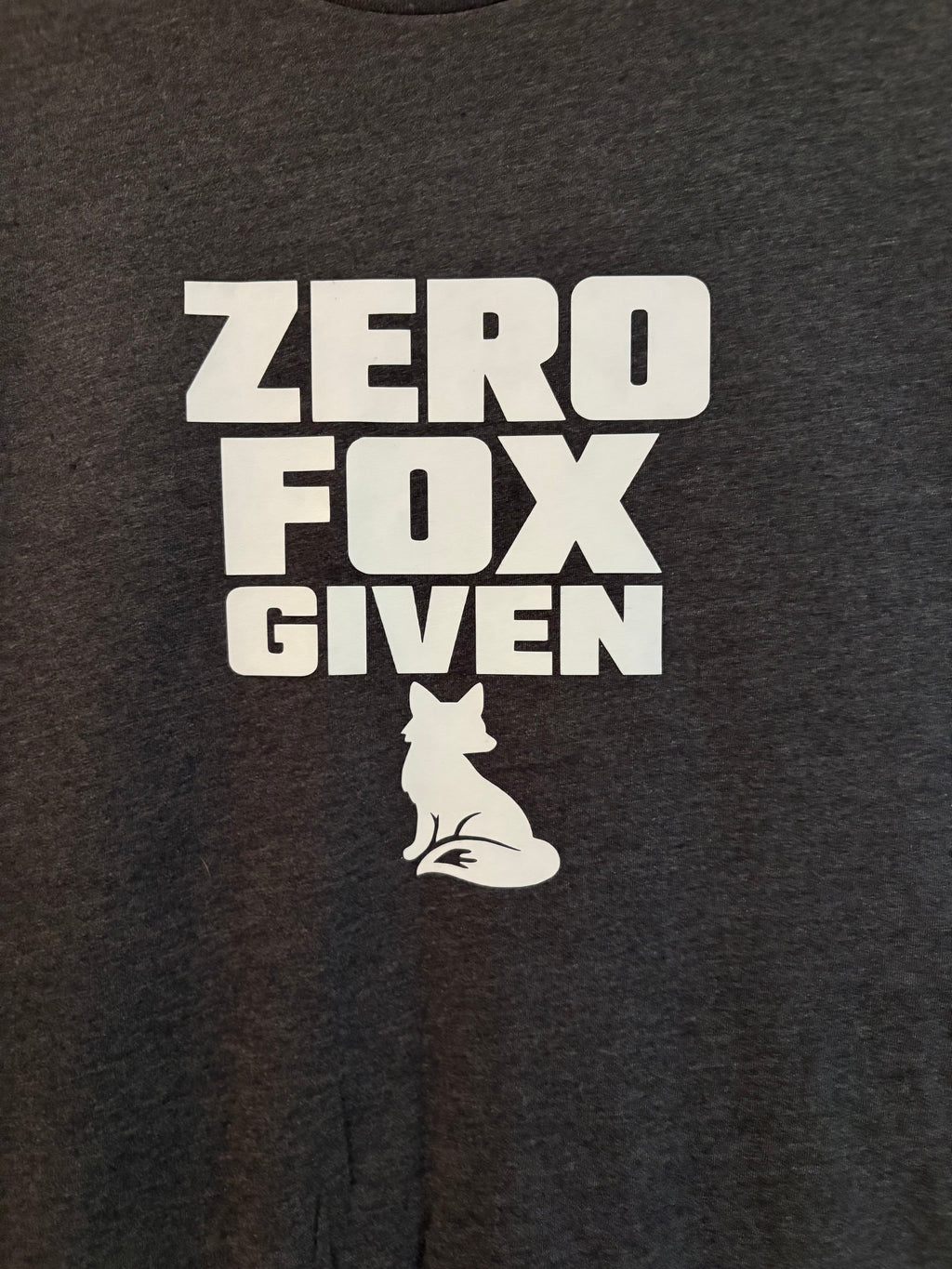 Zero fox short sleeve t shirt