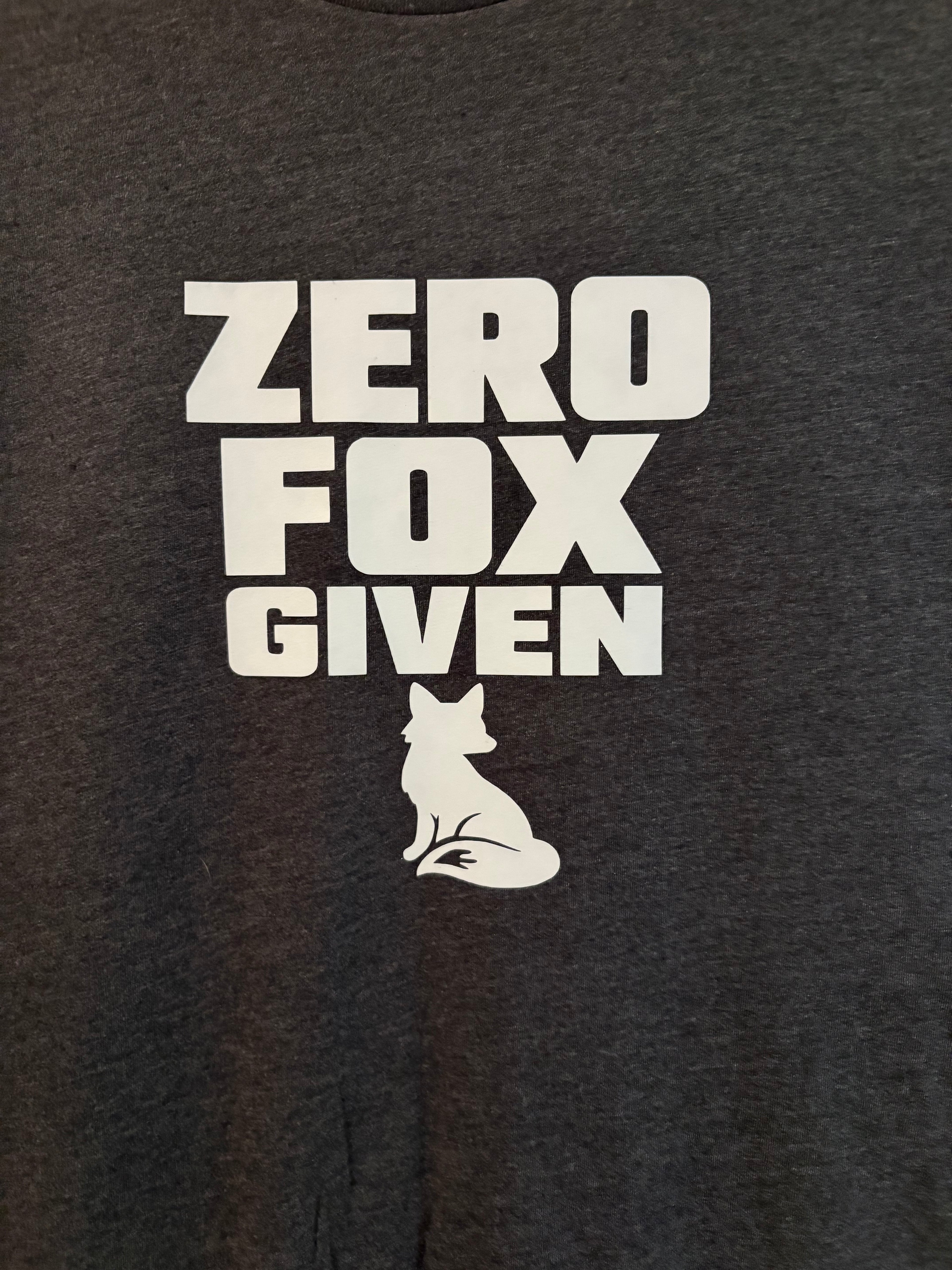 Zero fox short sleeve t shirt