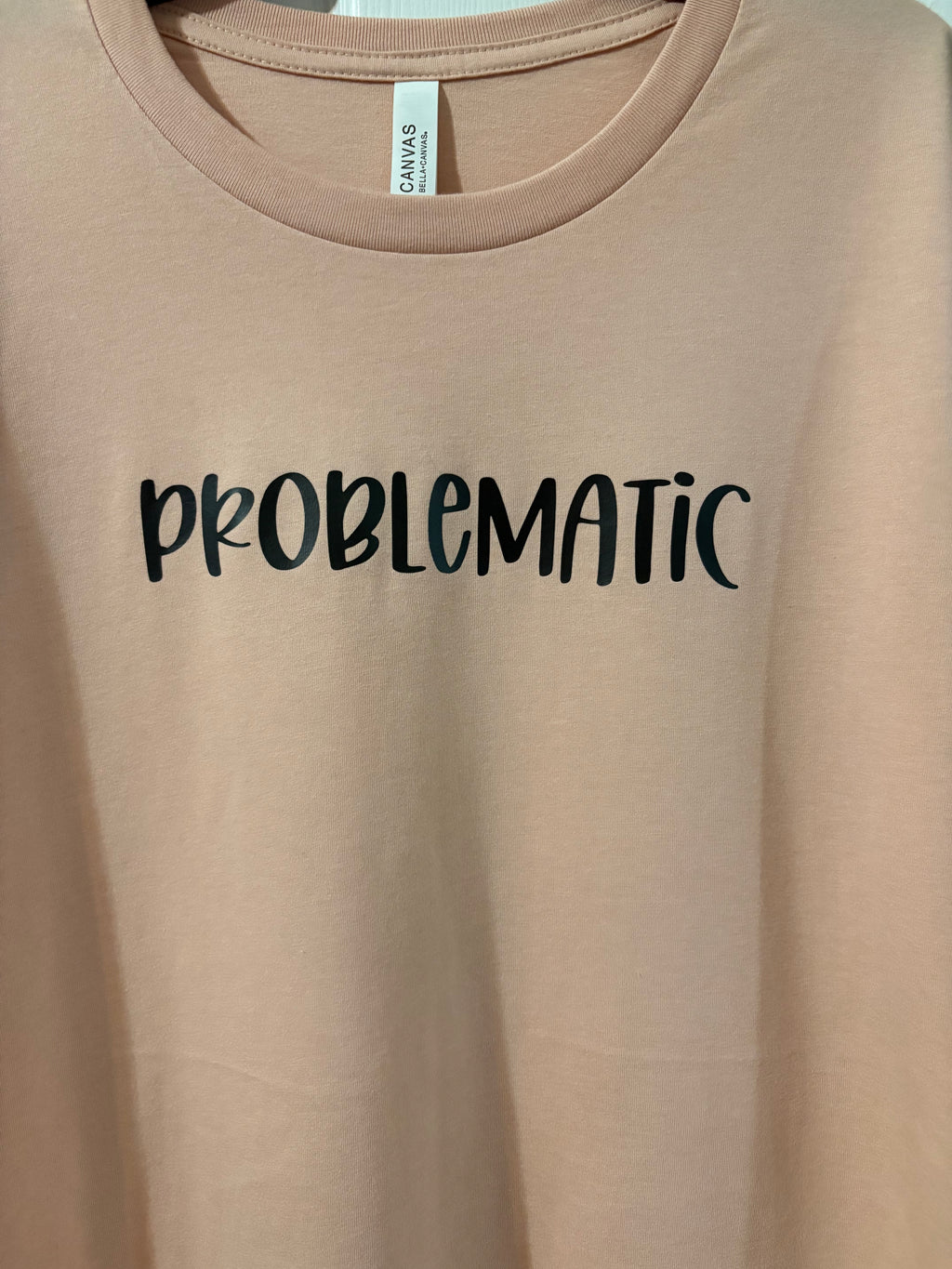 Problematic short sleeve T shirt