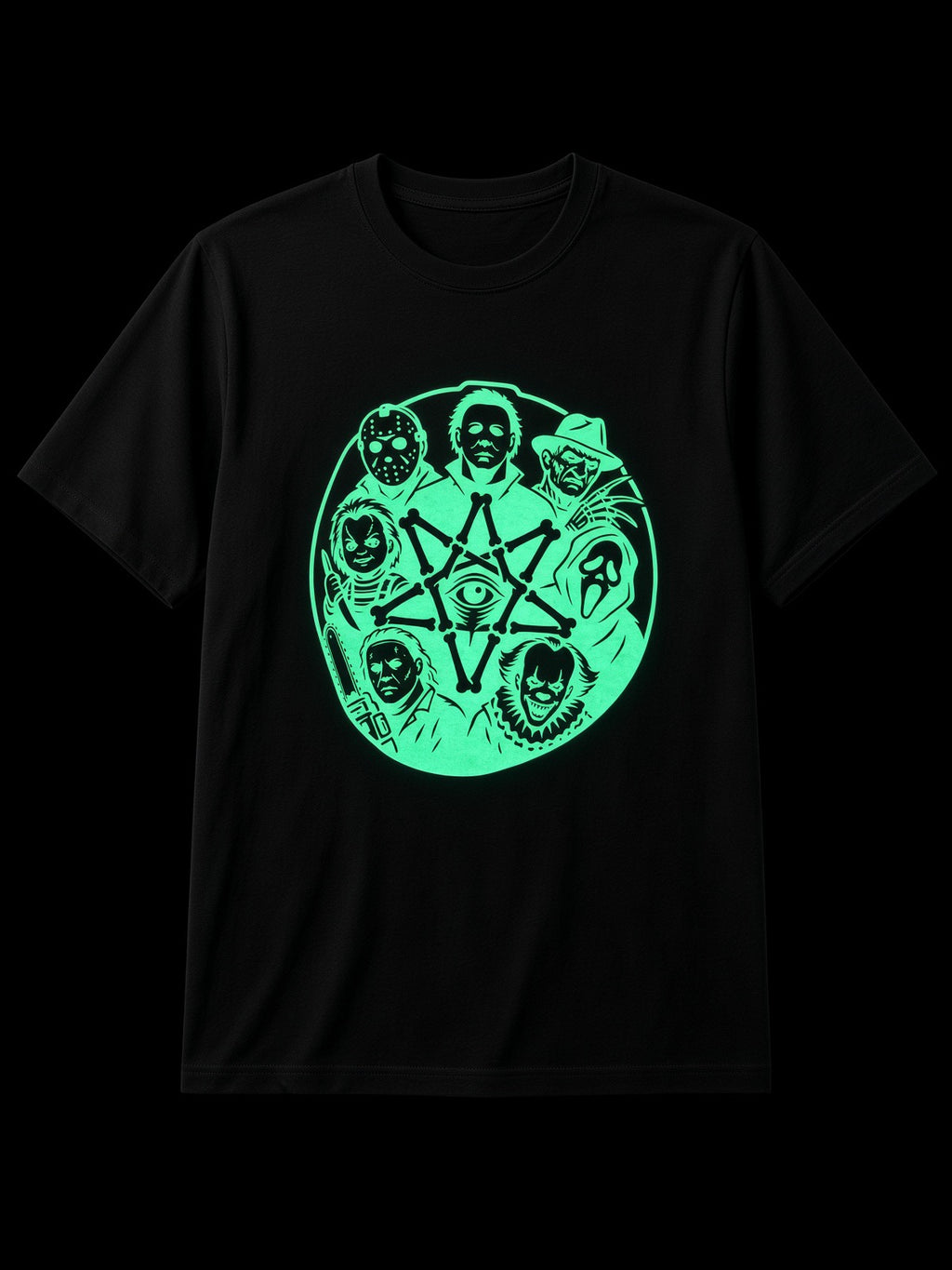 “The Killing Circle” glow in the dark short sleeve tee