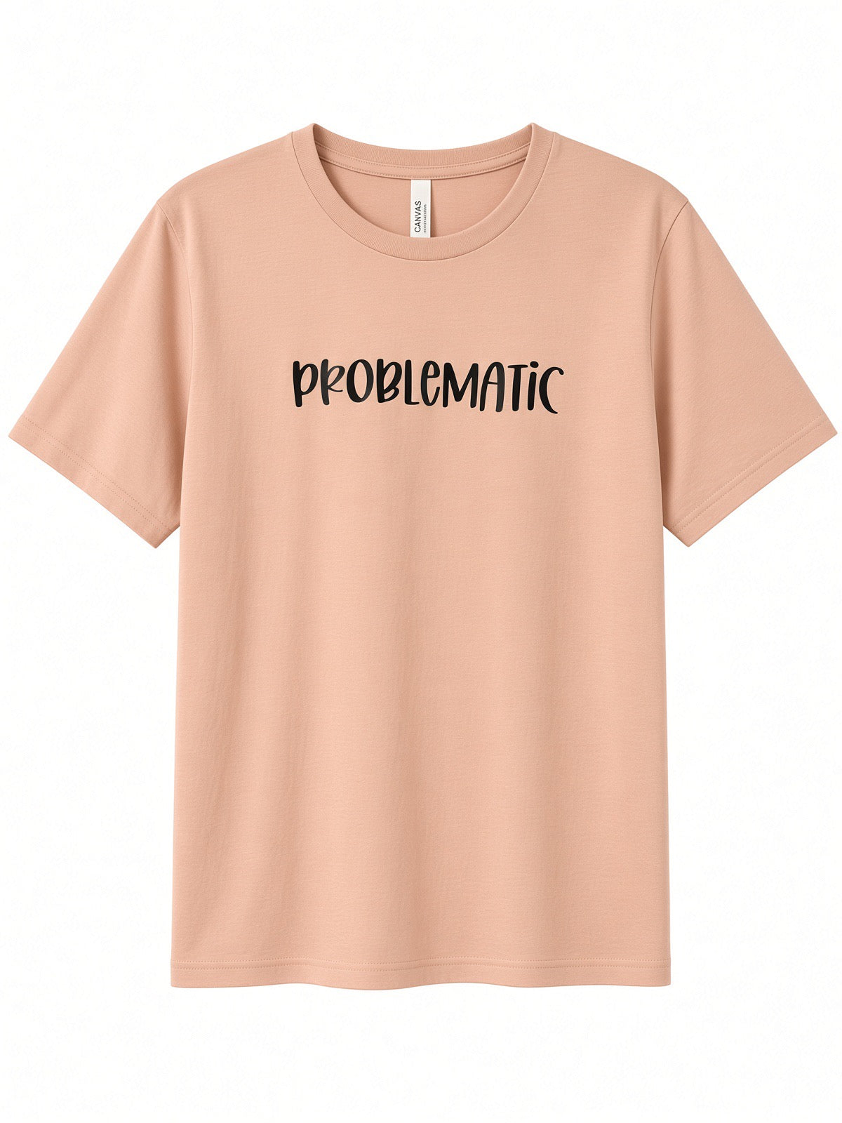Problematic short sleeve T shirt