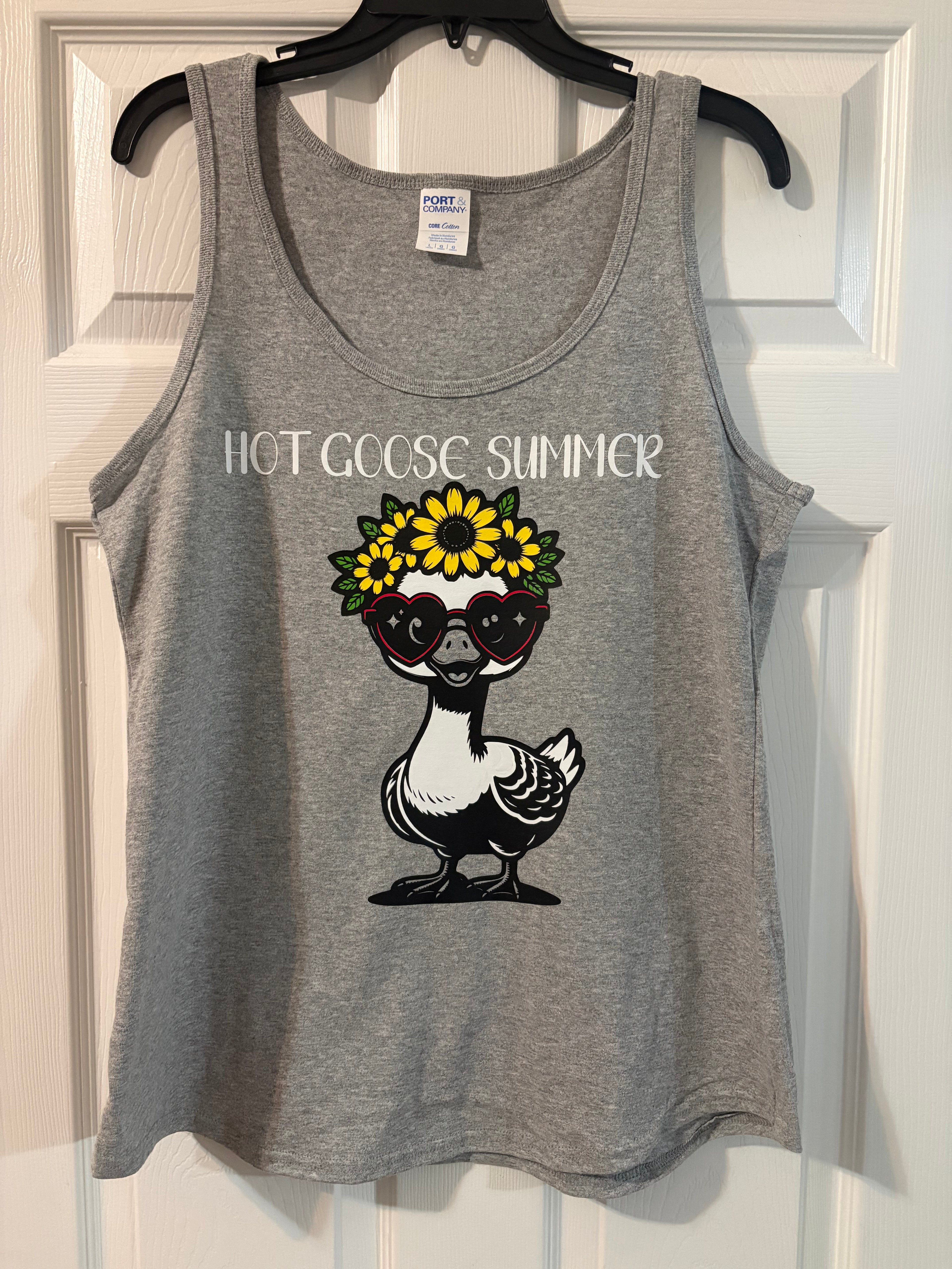 Hot goose summer womens tank top