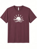 Sunset short sleeve t shirt