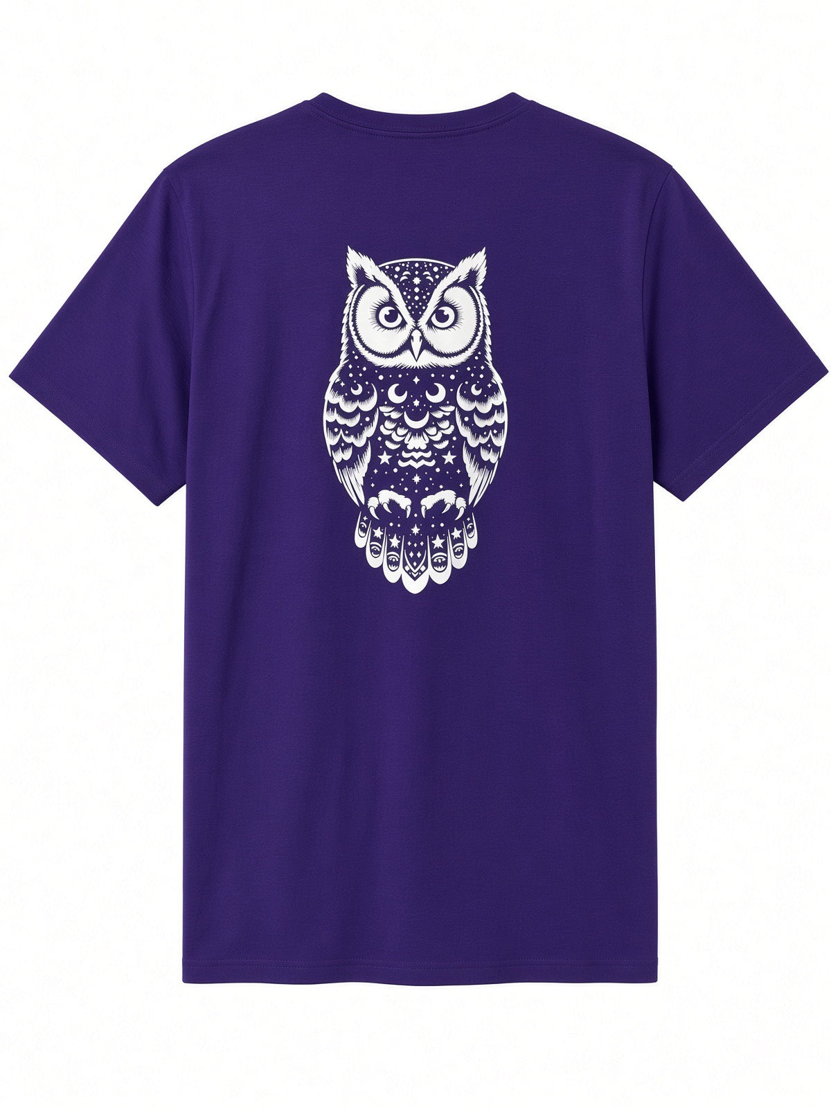 Cosmic owl short sleeve tee