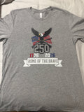 250th Independence Day eagle short sleeve t shirt