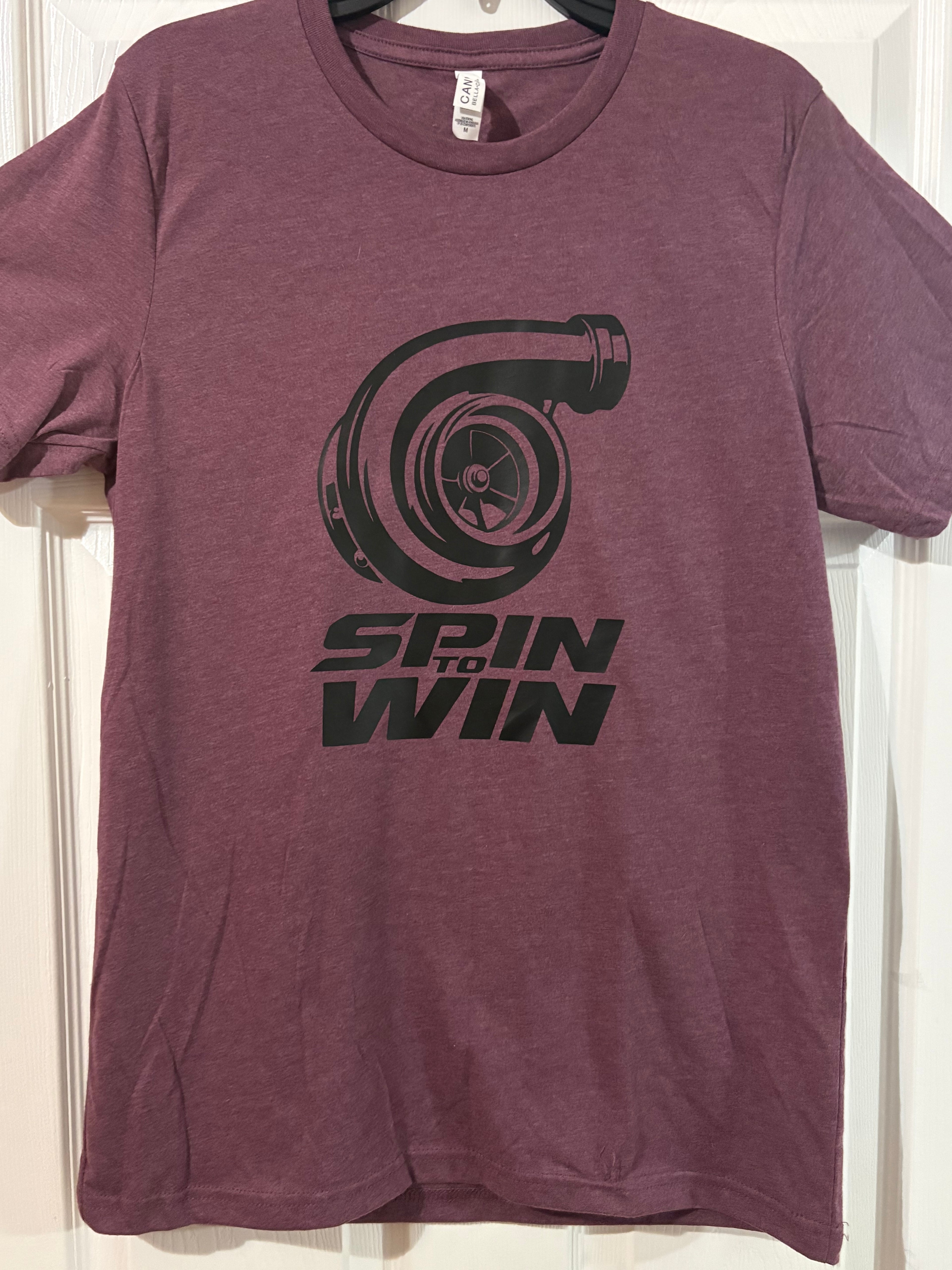 Spin to win turbo tee