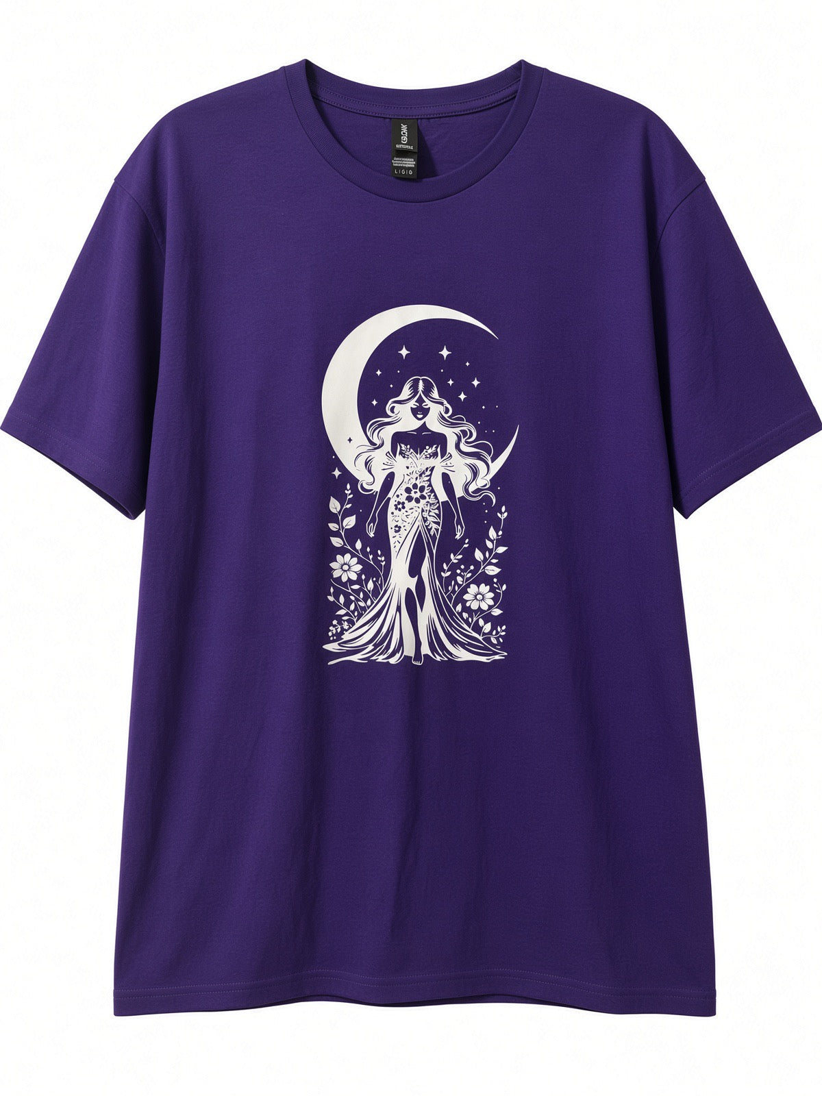 Night flower short sleeve tee