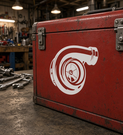 Auto themed vinyl decals 6pk