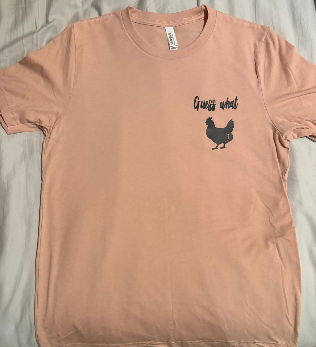Chicken butt short sleeve tee