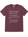 Two types short sleeve t shirt